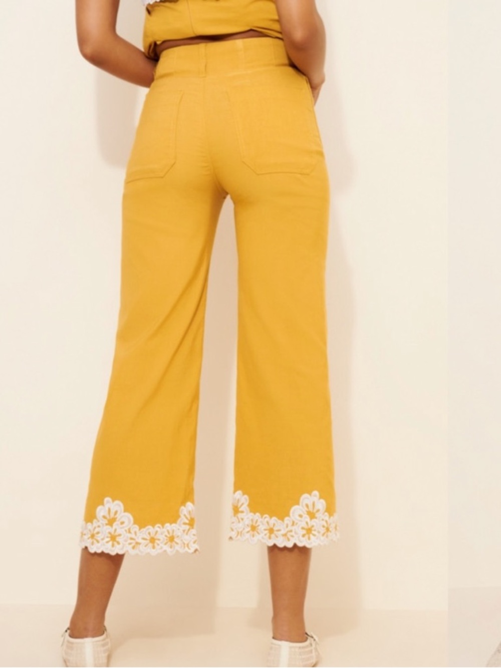 Maeve Colette Embroidered Pant - Picture 2 of 3